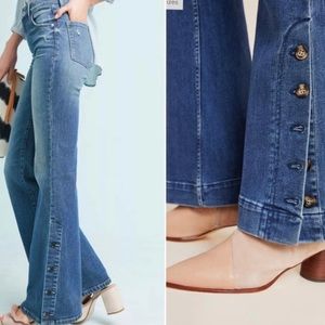 Pilcro and the Letterpress Flare Button Jeans